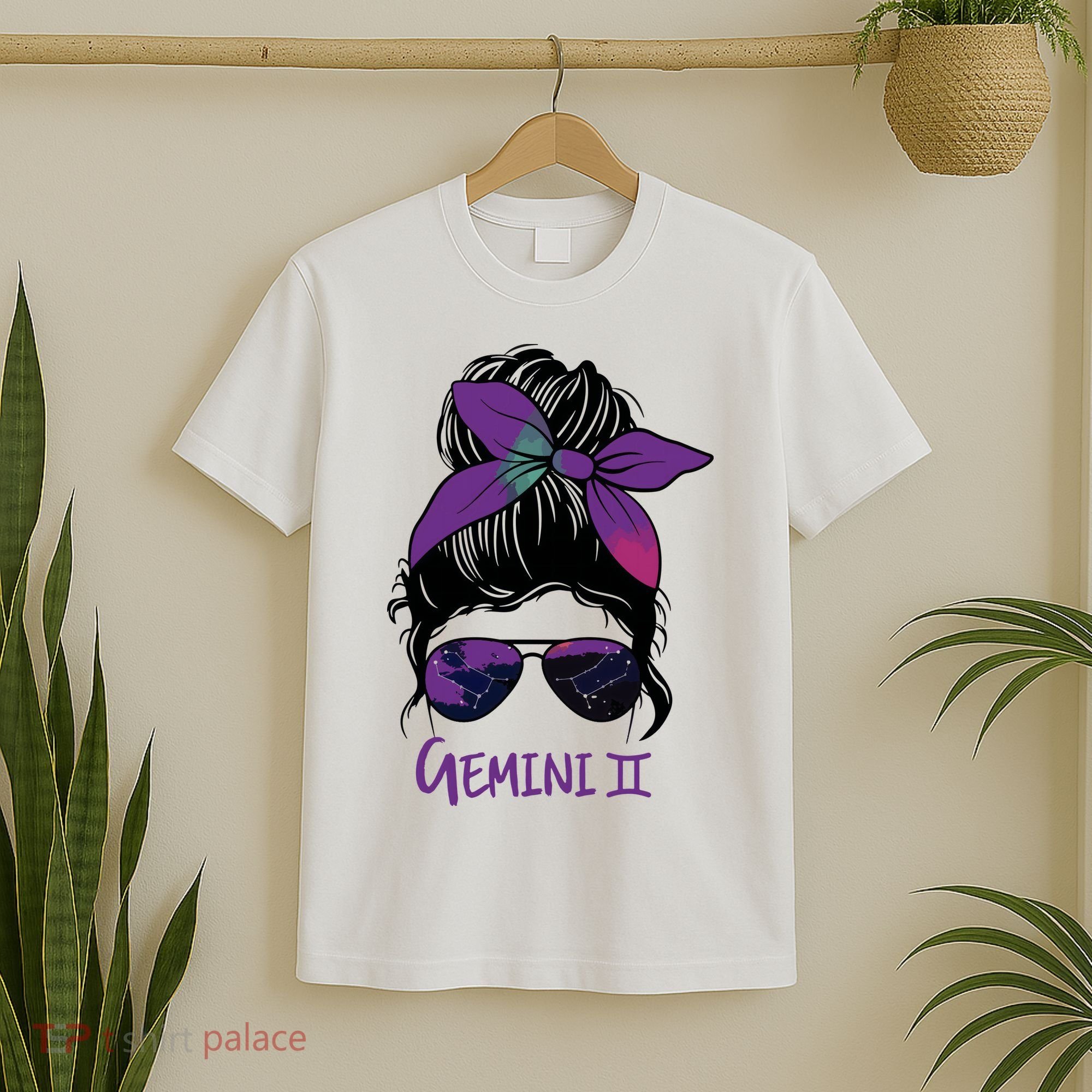 Gemini Girl Birthday Gemini Woman Zodiac Constellation T-Shirt