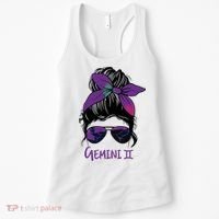 Gemini Girl Birthday Gemini Woman Zodiac Constellation Women's Tank Top thumb 0