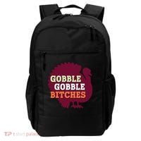 Gobble Gobble Bitches Thanksgiving Turkey Virginia Tech Hokies VT Backpack thumb 0