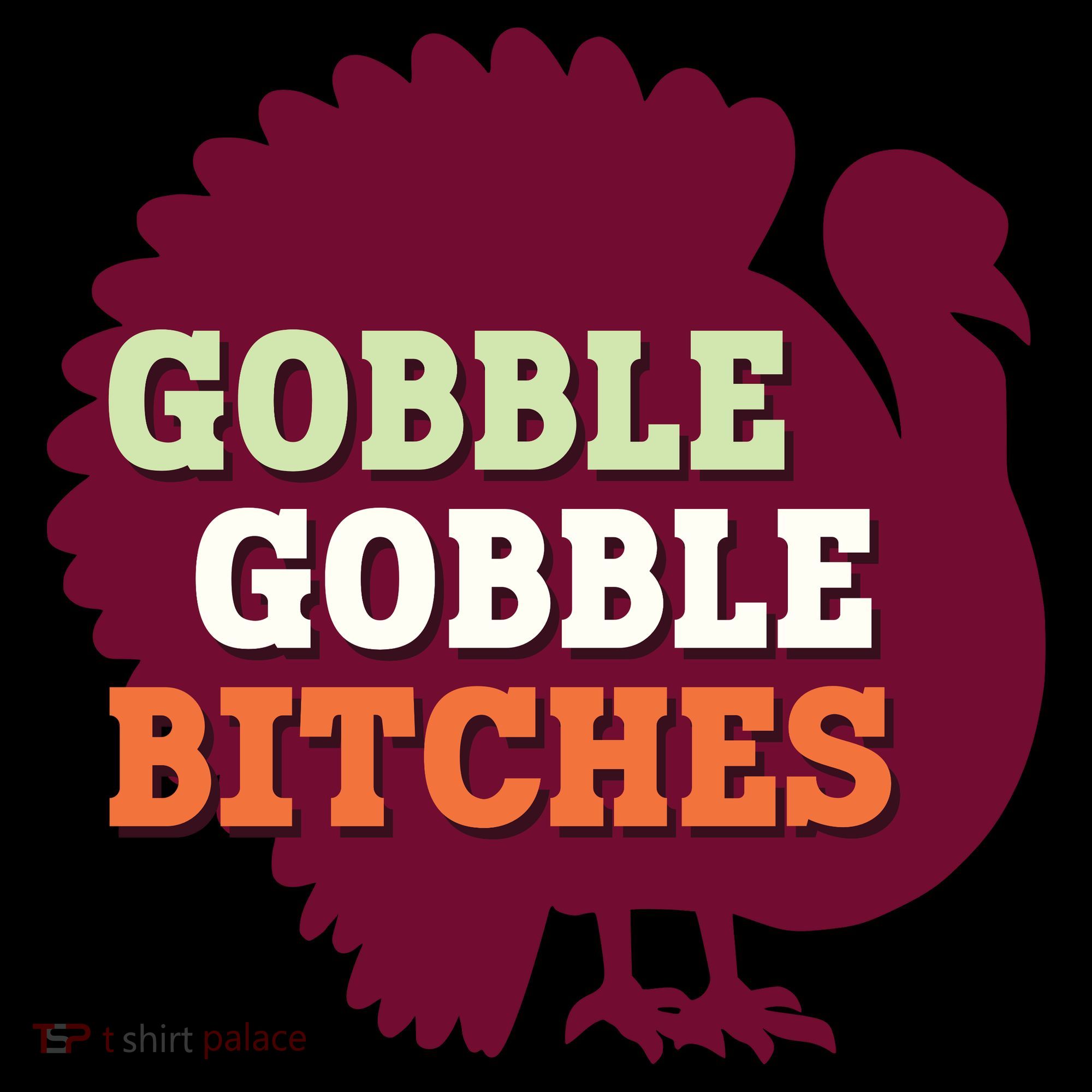 Gobble Gobble Bitches Thanksgiving Turkey Virginia Tech Hokies VT Coffee Mug