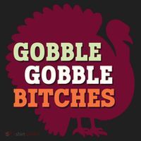 Gobble Gobble Bitches Thanksgiving Turkey Virginia Tech Hokies VT Beanie thumb 2