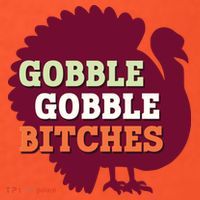 Gobble Gobble Bitches Thanksgiving Turkey Virginia Tech Hokies VT Mousepad thumb 1