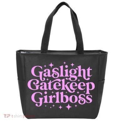 Gaslight Gatekeep Boss Funny Meme Feminist Ironic Babe Tote Bag