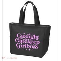 Gaslight Gatekeep Boss Funny Meme Feminist Ironic Babe Tote Bag thumb 3