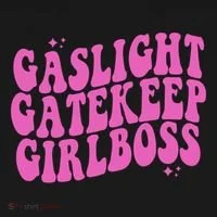 Gaslight Gatekeep Boss Gift Doggie Tank thumb 4