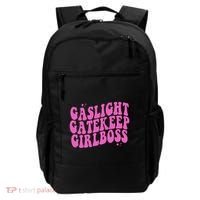 Gaslight Gatekeep Boss Gift Backpack thumb 0