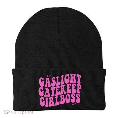 Gaslight Gatekeep Boss Gift Beanie