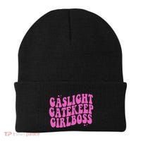 Gaslight Gatekeep Boss Gift Beanie thumb 0