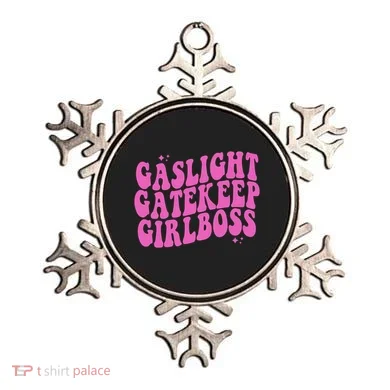 Gaslight Gatekeep Boss Gift Ornament