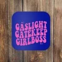 Gaslight Gatekeep Boss Gift Coaster thumb 0
