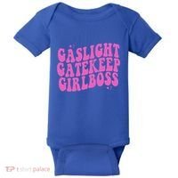 Gaslight Gatekeep Boss Gift Baby Bodysuit thumb 0