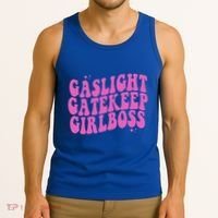 Gaslight Gatekeep Boss Gift Tank Top thumb 3