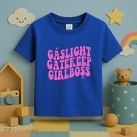 Gaslight Gatekeep Boss Gift Toddler T-Shirt thumb 3