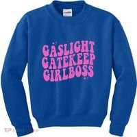 Gaslight Gatekeep Boss Gift Kids Sweatshirt thumb 0