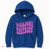 Gaslight Gatekeep Boss Gift Kids Hoodie thumb 0