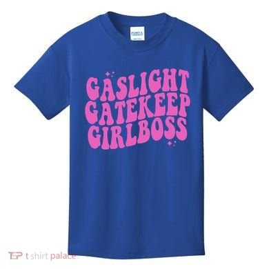 Gaslight Gatekeep Boss Gift Kids T-Shirt