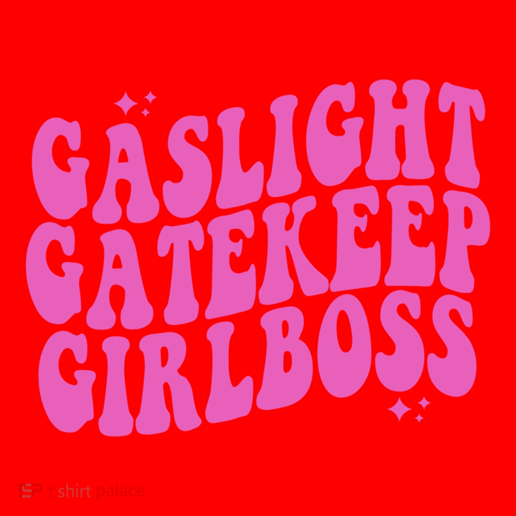 Gaslight Gatekeep Boss Gift Santa Hat