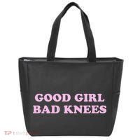 Good Girl Bad Knees Tote Bag thumb 0