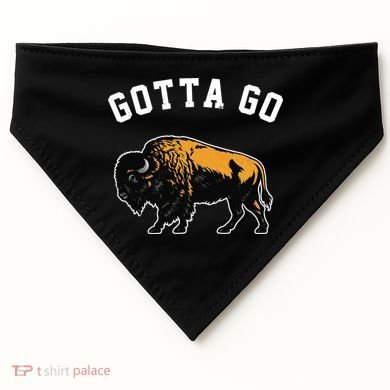 Gotta Go Buffalo Vintage USA-Made Doggie Bandana