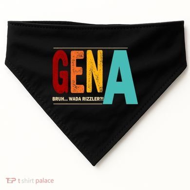 Gena Gen Bruh Wada Rizzler USA-Made Doggie Bandana