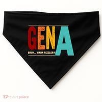 Gena Gen Bruh Wada Rizzler USA-Made Doggie Bandana thumb 0