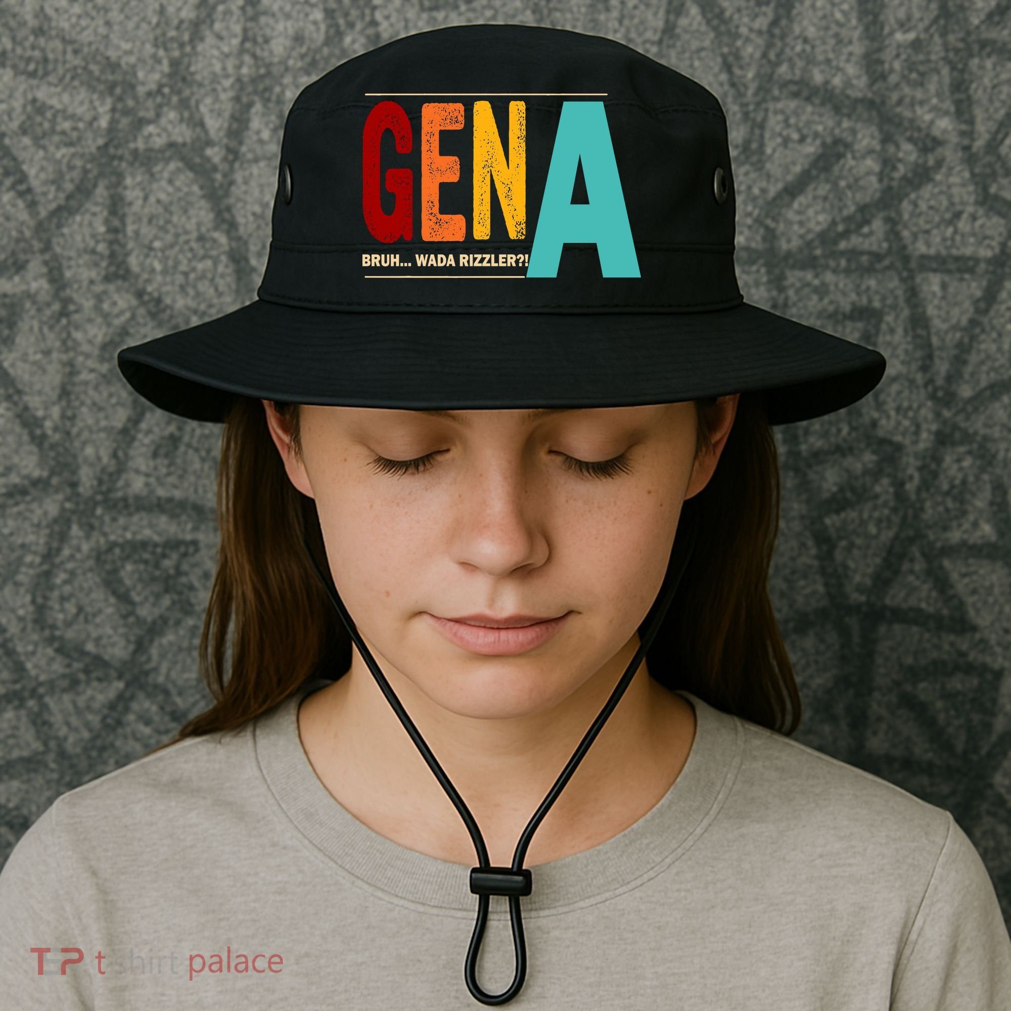 Gena Gen Bruh Wada Rizzler Bucket Hat