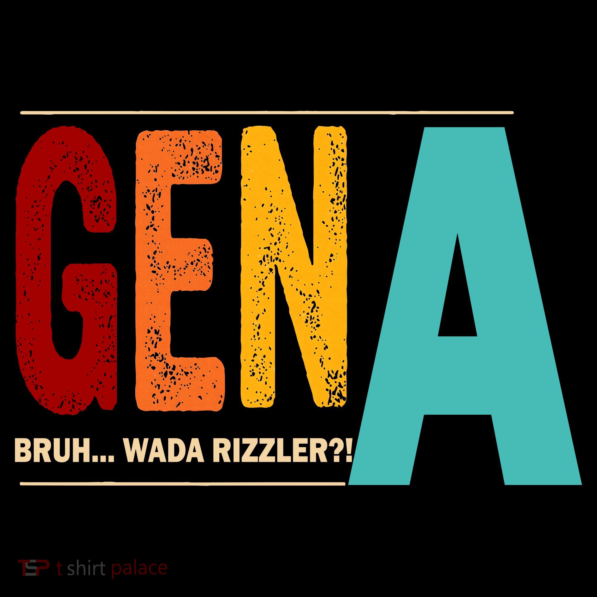 Gena Gen Bruh Wada Rizzler Women's Hoodie