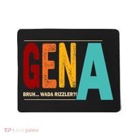 Gena Gen Bruh Wada Rizzler Mousepad thumb 0