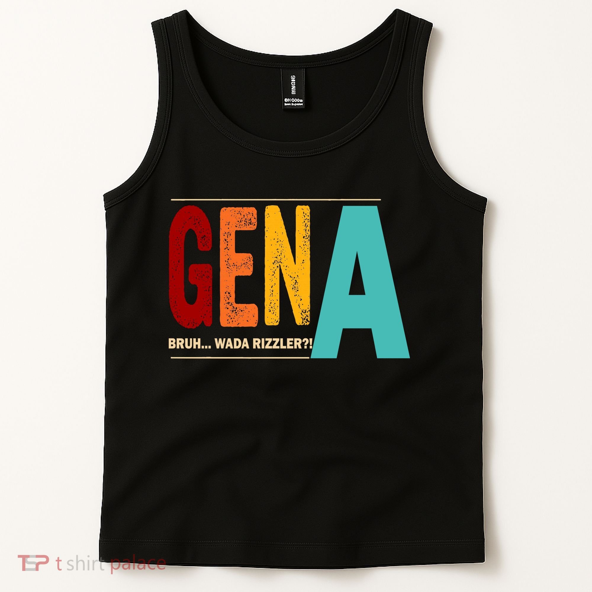 Gena Gen Bruh Wada Rizzler Tank Top