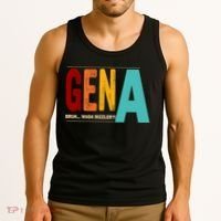 Gena Gen Bruh Wada Rizzler Tank Top thumb 3