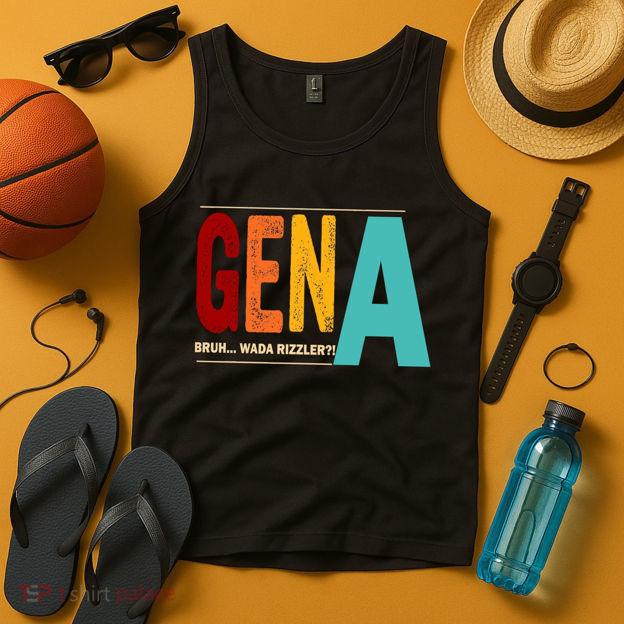 Gena Gen Bruh Wada Rizzler Tank Top