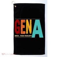 Gena Gen Bruh Wada Rizzler Golf Towel thumb 0
