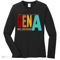 Gena Gen Bruh Wada Rizzler Women's Long Sleeve Shirt thumb 0