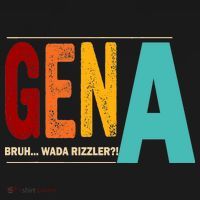 Gena Gen Bruh Wada Rizzler Kids Sweatshirt thumb 2
