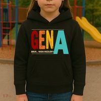 Gena Gen Bruh Wada Rizzler Kids Hoodie thumb 3