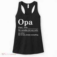 German Grandpa Best Opa For Your German Grandfather Women's Tank Top thumb 0