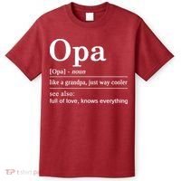 German Grandpa Best Opa For Your German Grandfather T-Shirt thumb 0