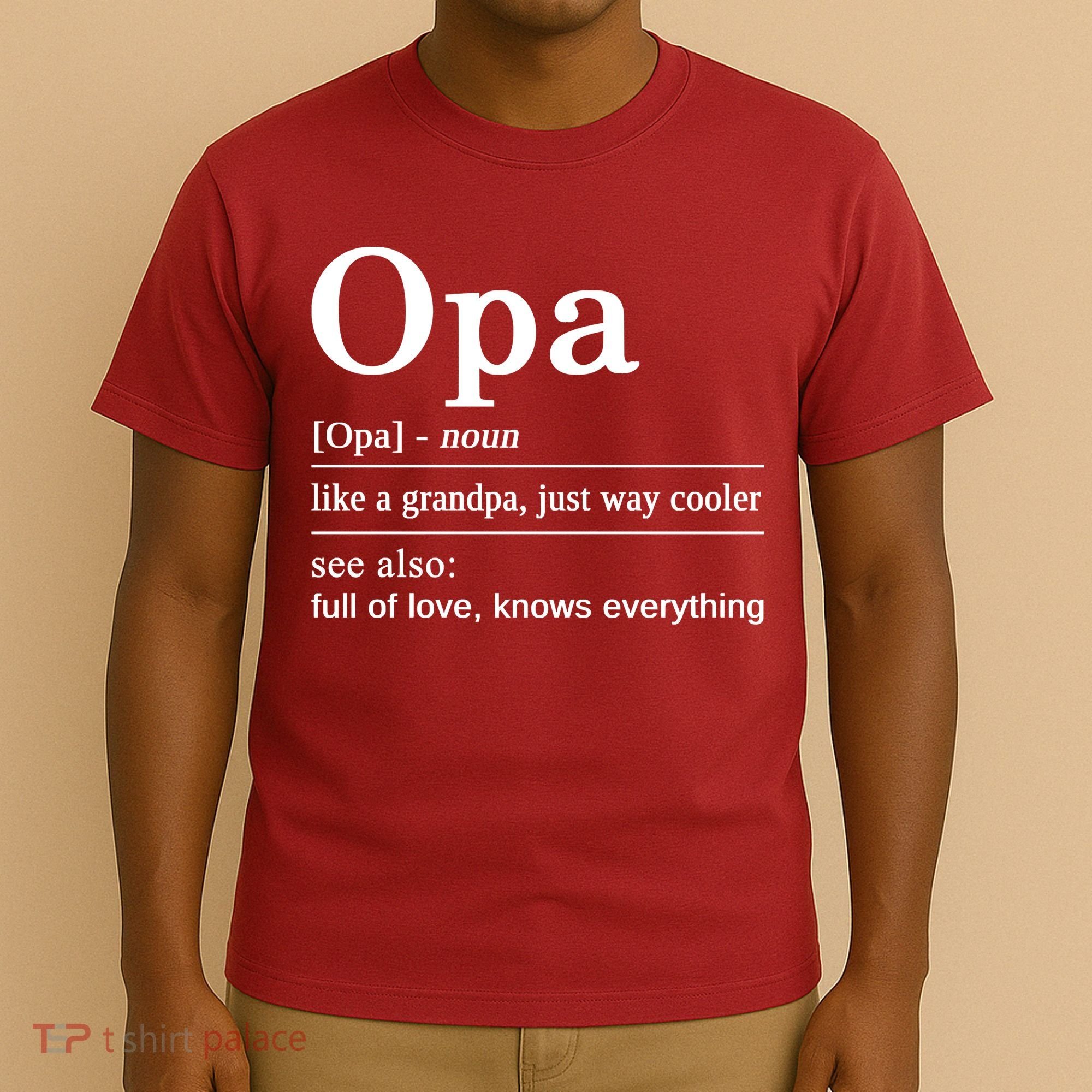 German Grandpa Best Opa For Your German Grandfather T-Shirt