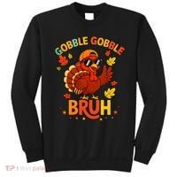 Gobble Gobble Bruh Funny Cute Thanksgiving Sweatshirt thumb 0