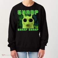 Gnarp Gnarp Cat Silly Alien Meme Cat Meme Brainrot Memes Women's Sweatshirt thumb 0