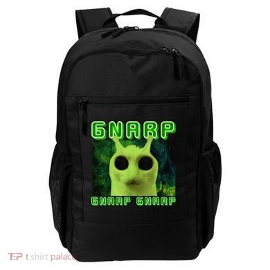 Gnarp Gnarp Cat Silly Alien Meme Cat Meme Brainrot Memes Backpack