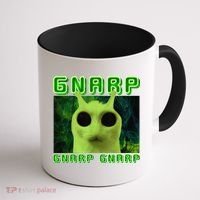 Gnarp Gnarp Cat Silly Alien Meme Cat Meme Brainrot Memes Coffee Mug thumb 1