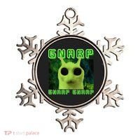Gnarp Gnarp Cat Silly Alien Meme Cat Meme Brainrot Memes Ornament thumb 0