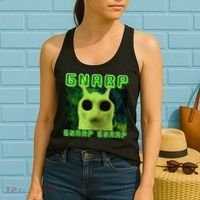 Gnarp Gnarp Cat Silly Alien Meme Cat Meme Brainrot Memes Women's Tank Top thumb 2