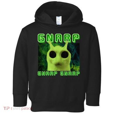 Gnarp Gnarp Cat Silly Alien Meme Cat Meme Brainrot Memes Toddler Hoodie
