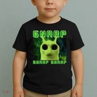 Gnarp Gnarp Cat Silly Alien Meme Cat Meme Brainrot Memes Toddler T-Shirt thumb 2