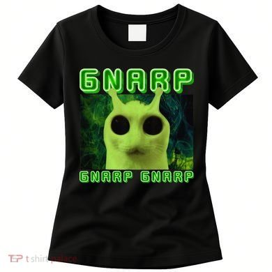Gnarp Gnarp Cat Silly Alien Meme Cat Meme Brainrot Memes Women's T-Shirt