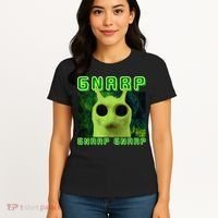 Gnarp Gnarp Cat Silly Alien Meme Cat Meme Brainrot Memes Women's T-Shirt thumb 4