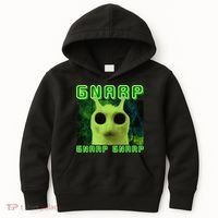 Gnarp Gnarp Cat Silly Alien Meme Cat Meme Brainrot Memes Kids Hoodie thumb 0