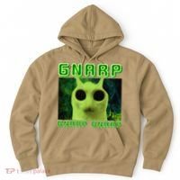 Gnarp Gnarp Cat Silly Alien Meme Cat Meme Brainrot Memes Hoodie thumb 0
